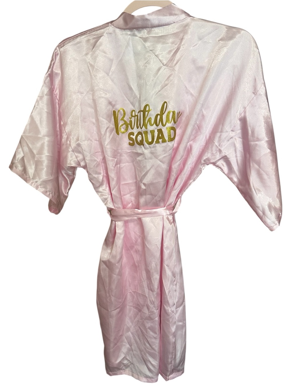 Pink Birthday Squad Robe (14) - Picture 2 of 2